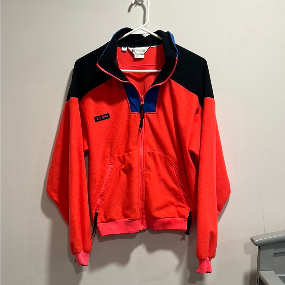 Vintage 90s Columbia zip up fleece jacket